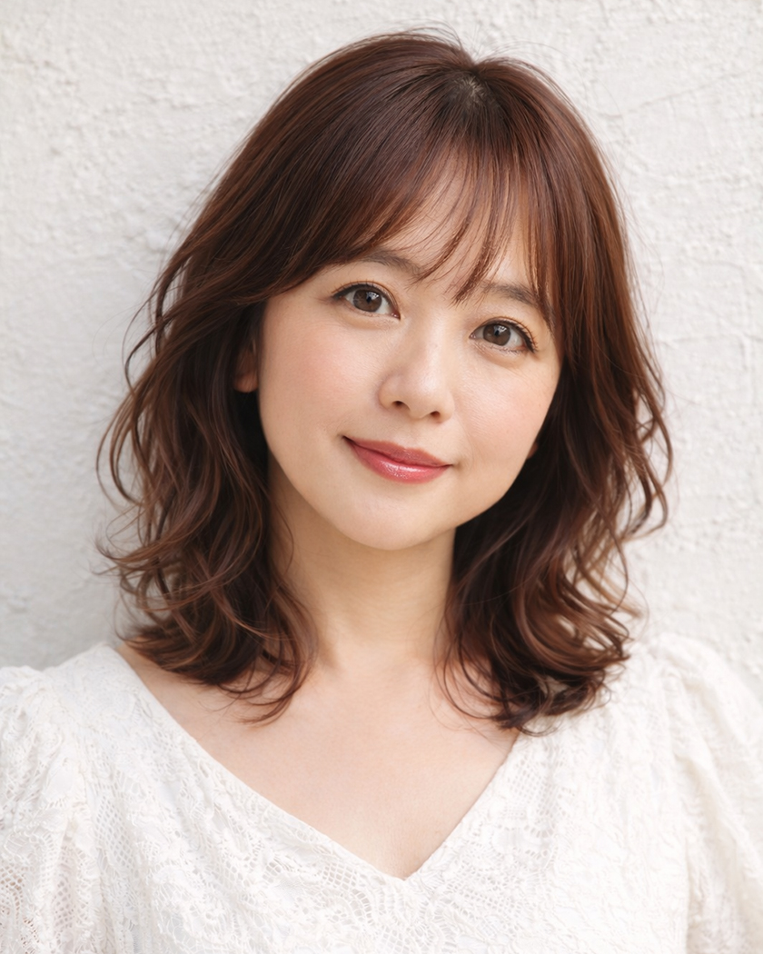 Type1 明るい白髪染め ヘアスタイル 4