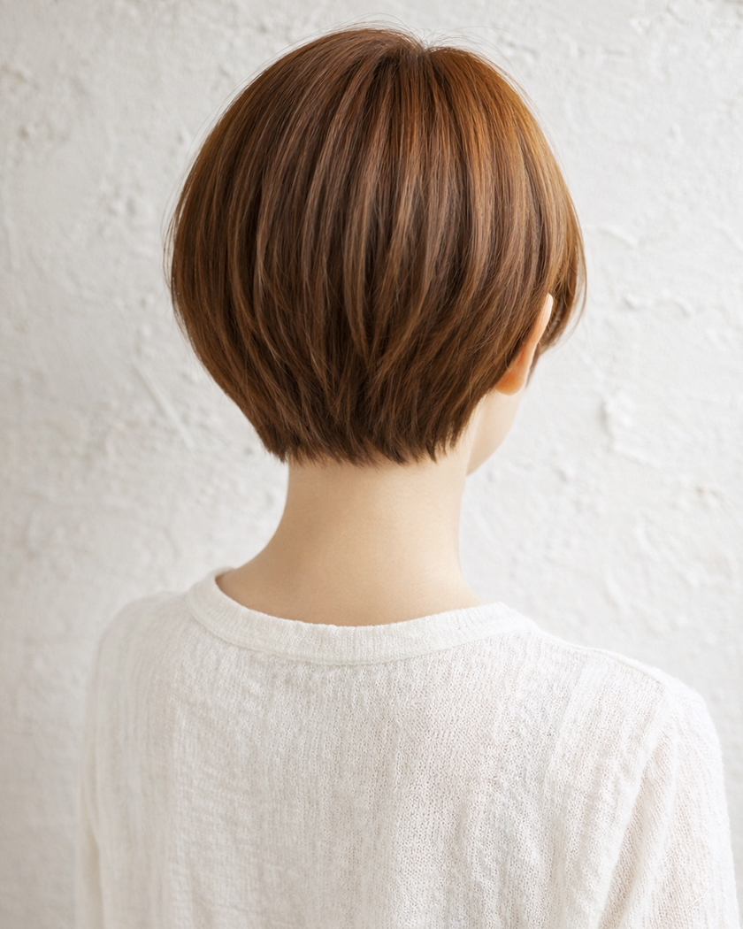 Type1 明るい白髪染め ヘアスタイル 5