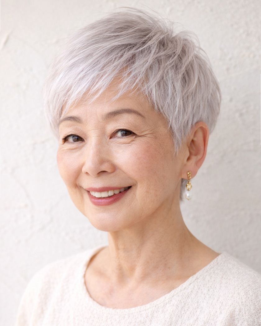 Type11 白髪のくすみとり ヘアスタイル 3
