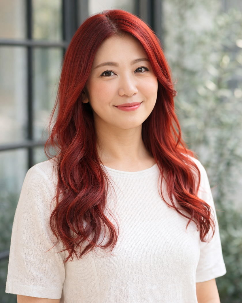 Type12 おしゃれな白髪染め ヘアスタイル 2