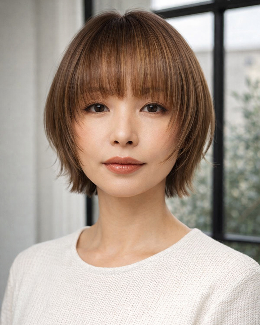 Type2 おしゃれ染めで白髪ぼかし（白髪カバー） ヘアスタイル 3
